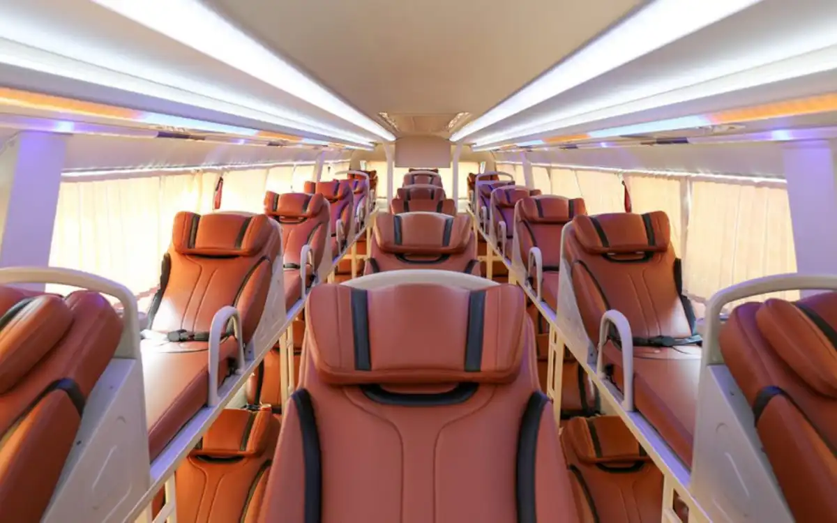 Regular sleeping bus
